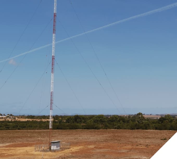 Orthomosaic map generated from drone data