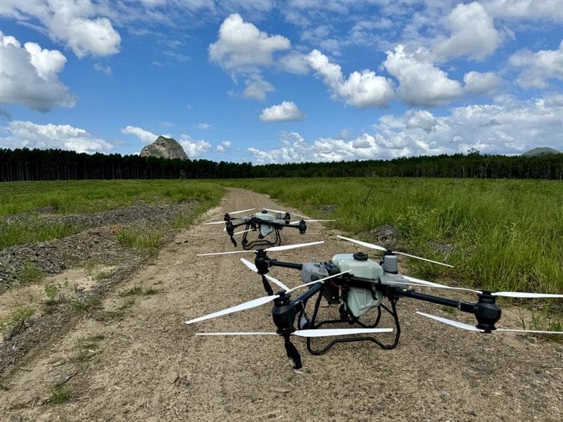 Agricultural drone spraying operations