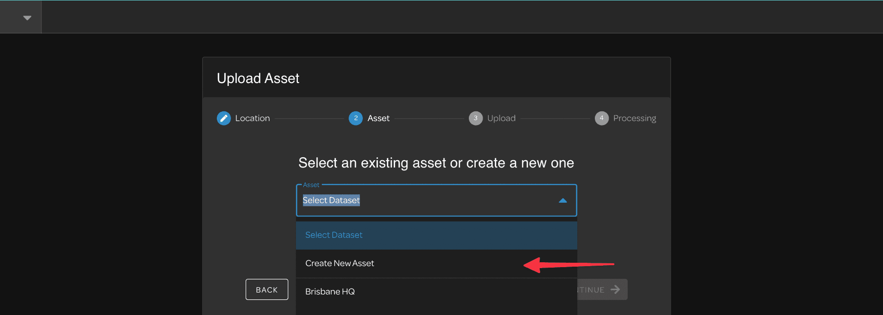SmartData upload workflow for hosted drone datasets